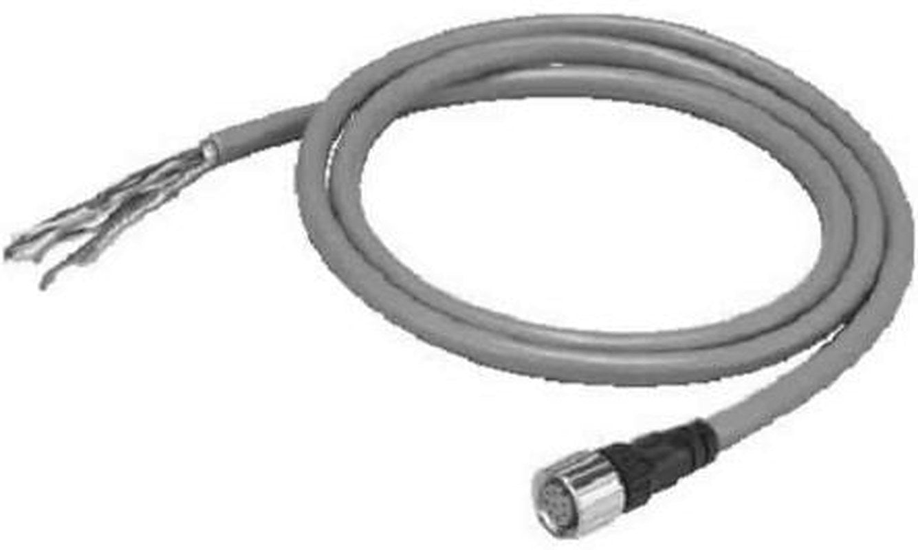 Omron, F3SG-R Series Single-Ended Cable for Receiver 14.9 mm for Use with Receiver M12 Connector (8-pin)