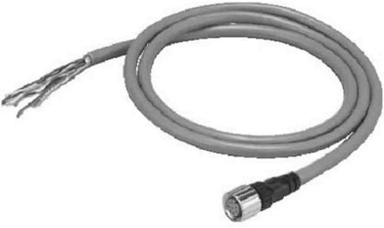 Omron, F3SG-JG Series Single-Ended Cable for Receiver 14.9 mm for Use with Receiver M12 Connector (8-pin)