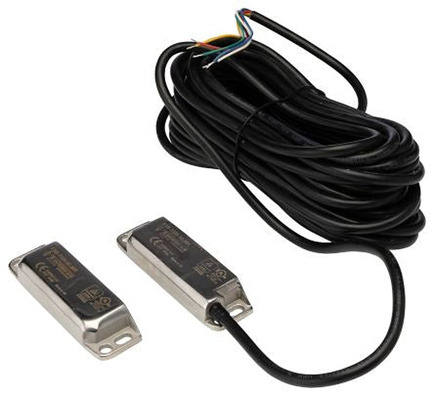 Omron F3S-TGR-N_R Series Magnetic Non-Contact Safety Switch, Stainless Steel Housing, 24V dc, NO, 2 NC, 10 m Cable