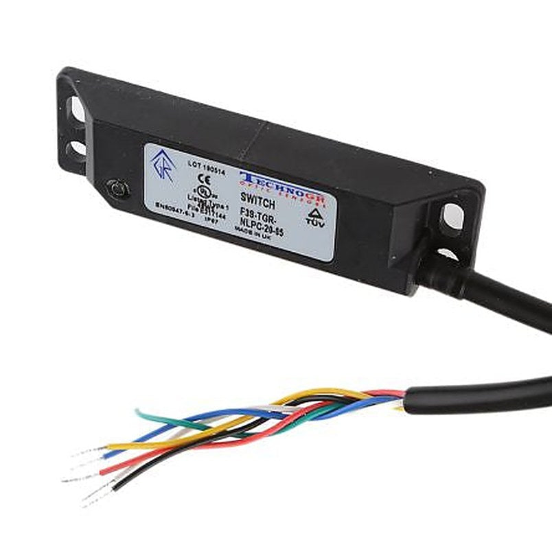 Omron F3S-TGR-N_C Series Magnetic Non-Contact Safety Switch, Plastic Housing, 24V dc, 2 NC, 5 m Cable
