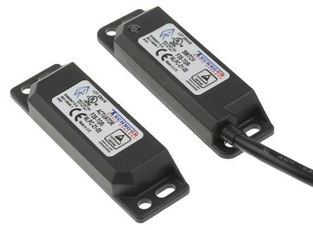 Omron F3S-TGR-N_C Series Magnetic Non-Contact Safety Switch, Plastic Housing, 24V dc, 2 NC, NO, 5 m Cable