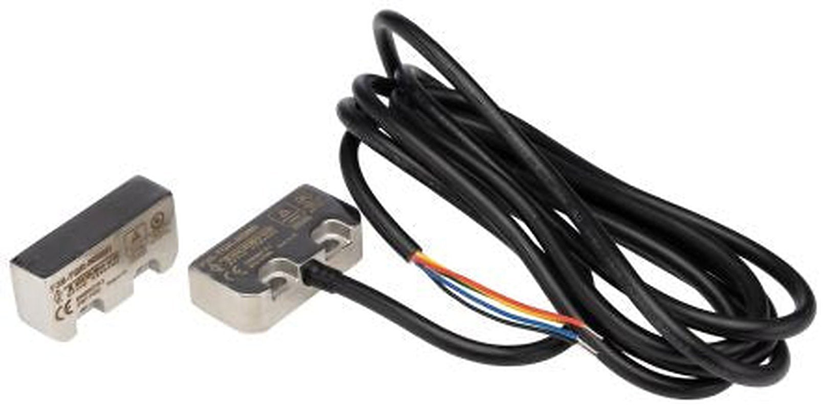 Omron F3S Series Magnetic Non-Contact Safety Switch, Stainless Steel Housing, 24V dc, 2 NC, 2 m Cable
