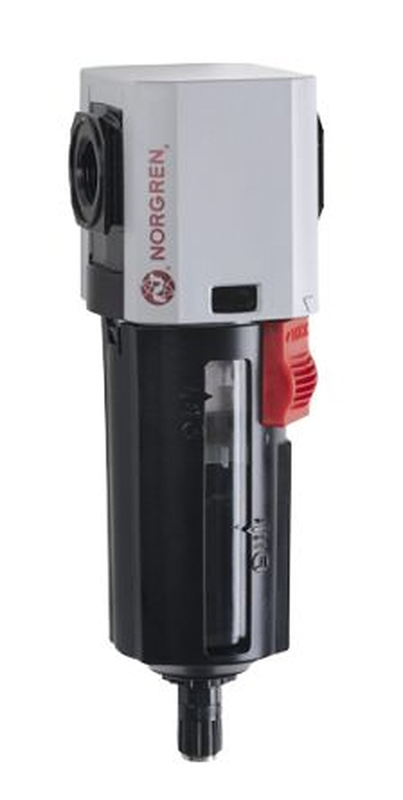 Norgren Excelon Plus series 5 μm 3/8 in G 10 bar Pneumatic Filter 4680 L/min max with Automatic drain