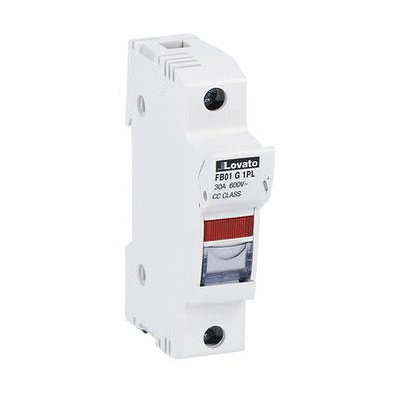 Lovato 30A Holder for 10x38mm, 1P-Pole, 600V