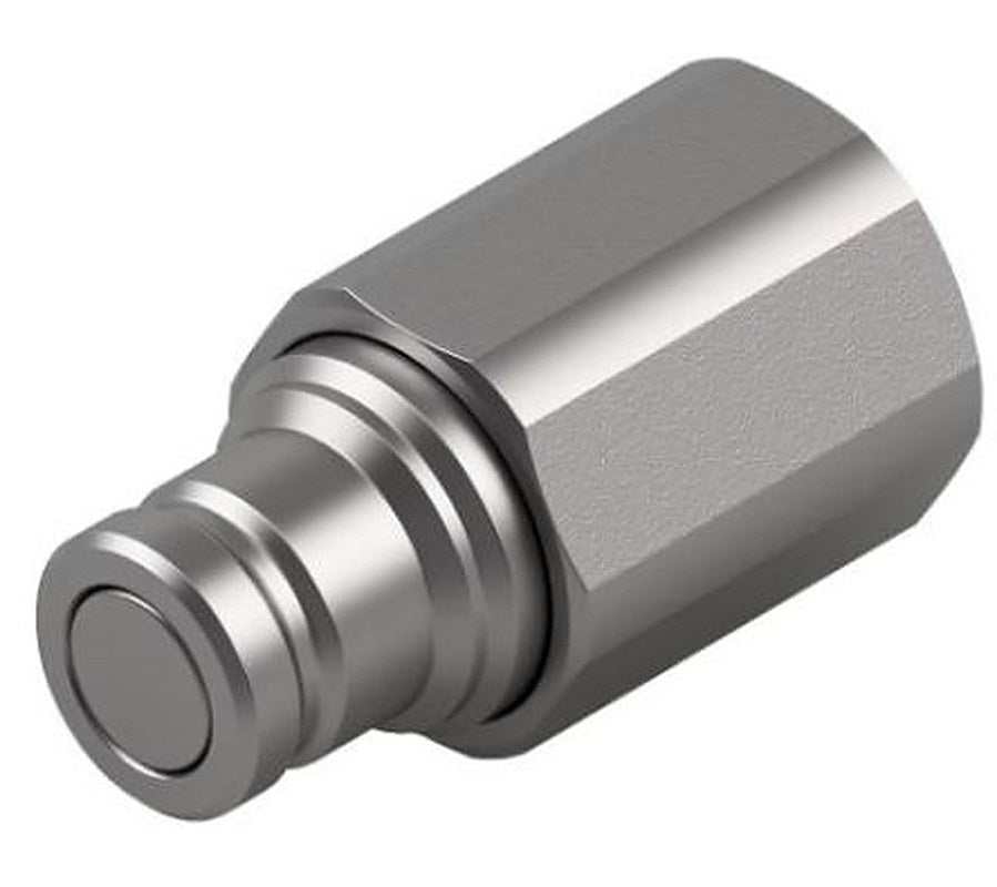 Parker Steel Hydraulic Quick Connect Coupling Female 3/4 in, 350 bar
