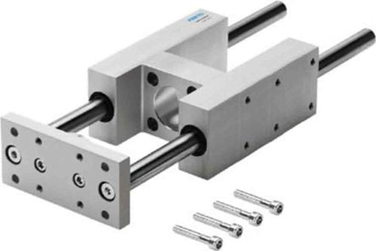 Festo Pneumatic Guided Cylinder - 34533 100 mm Bore, FENG-100-250-KF Series, 250 mm Double Acting Acting