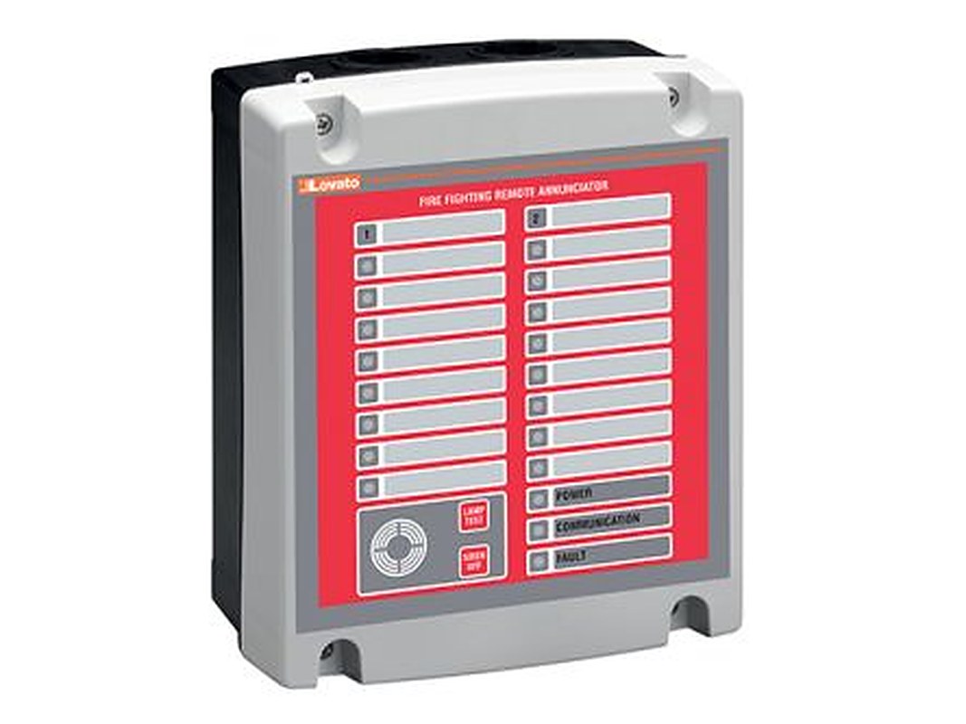 Lovato Fire Alarm Control Panel Remote Alarm Panel for Use with LED REMOTE ALARM PANEL FOR FIRE PUMP
