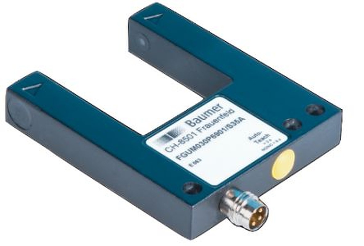 Baumer Through Beam Photoelectric Sensor, Fork Sensor