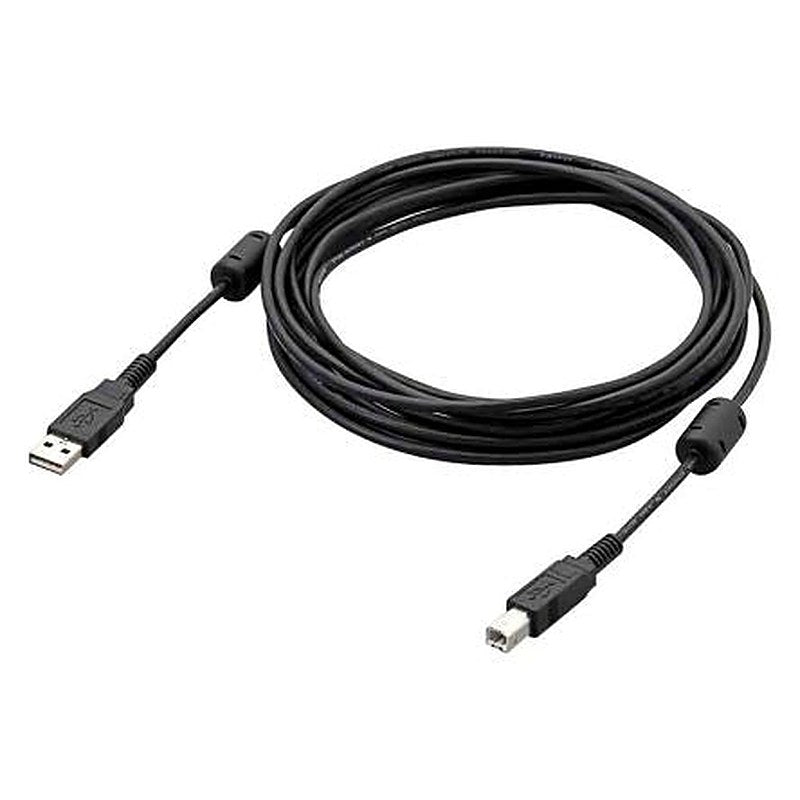 Omron USB Cable, Male USB Type A to Male USB Type B, Black, 2 m