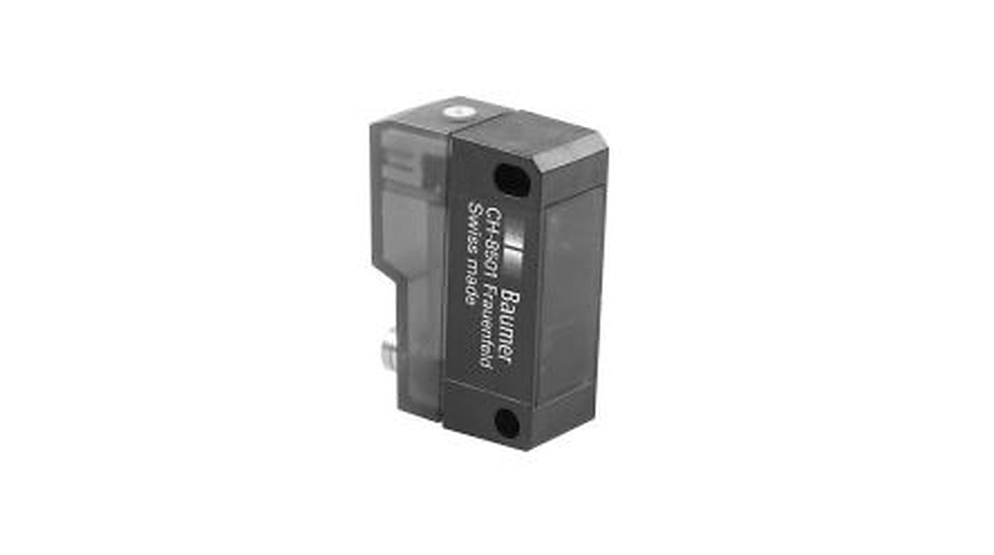 Baumer Diffuse Reflective Photoelectric Sensor, Rectangular Sensor
