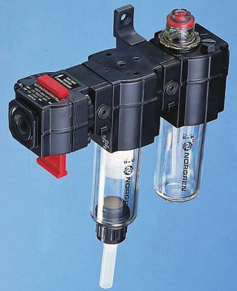 Norgren G 3/8 FRL, Semi Automatic Drain, 40 μm Filtration Size