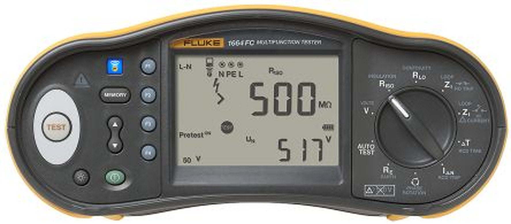 Fluke 1664FC Multifunction Tester 1000V Earth Resistance Measurement With USB