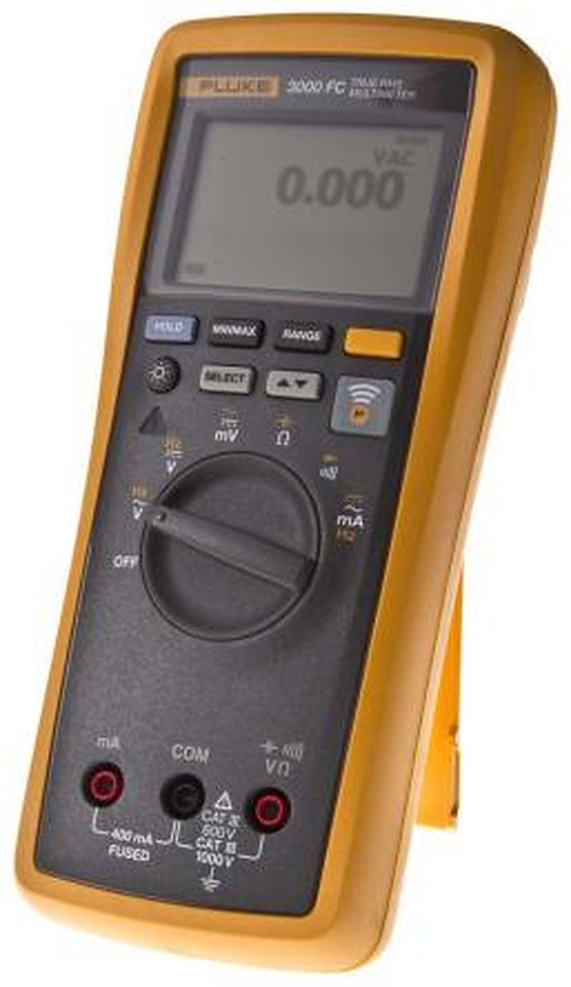 Fluke 3000 FC 3000 FC Digital Digital Multimeter True RMS, 400 mA ac, 400 mA dc, 1 kV ac, UKAS Calibrated