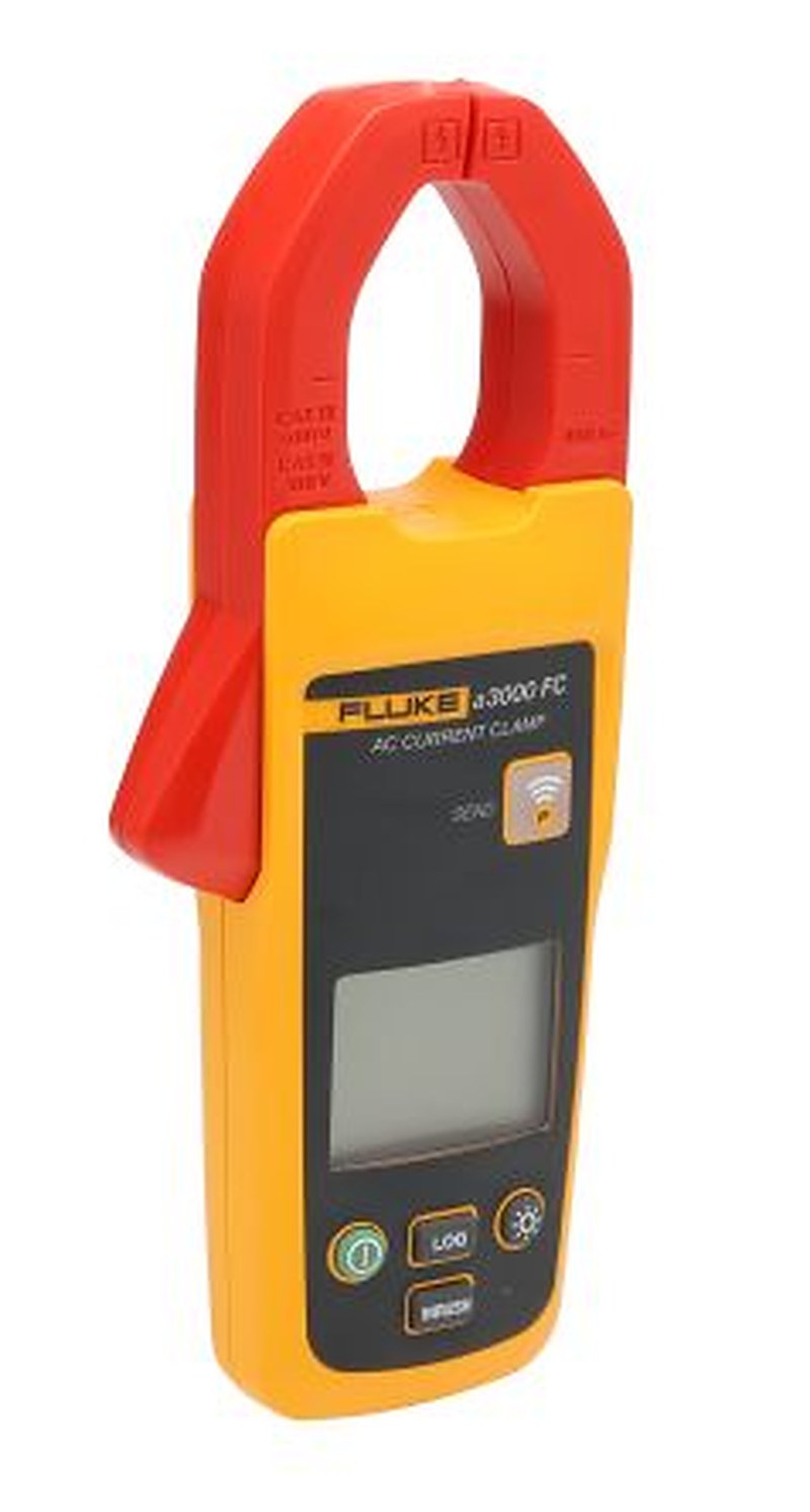 Fluke A3000 FC Clamp Meter, 400 mA 400 A 600 V dc 600 V ac CAT III Non-Contact Voltage Detector