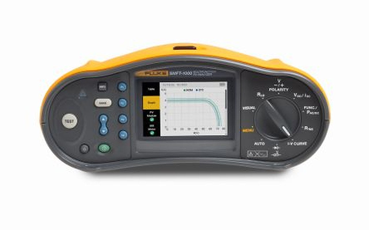 Fluke SMFT-1000 Solar Tools Kit Multifunction Tester 1000V Earth Resistance Measurement With Optical USB