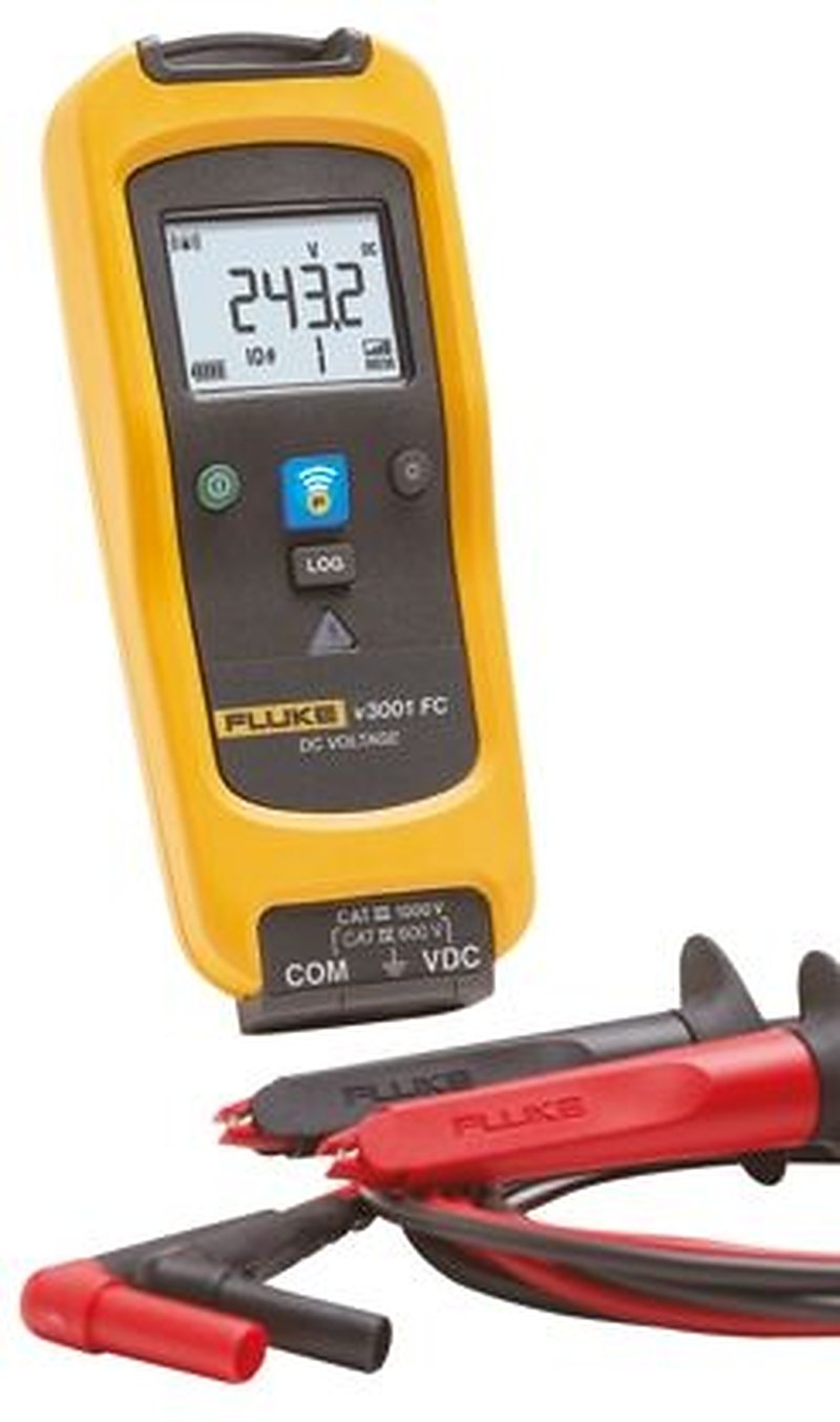 Fluke V3001 FC 3000 FC Handheld Digital Multimeter, 400 mA dc, 1 kV ac, UKAS Calibrated