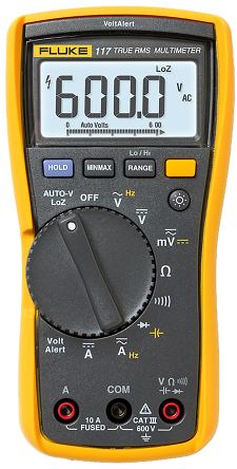 Fluke 117 Fluke 117 Digital Digital Multimeter True RMS, 10 A ac, 10 A dc, 600 V ac