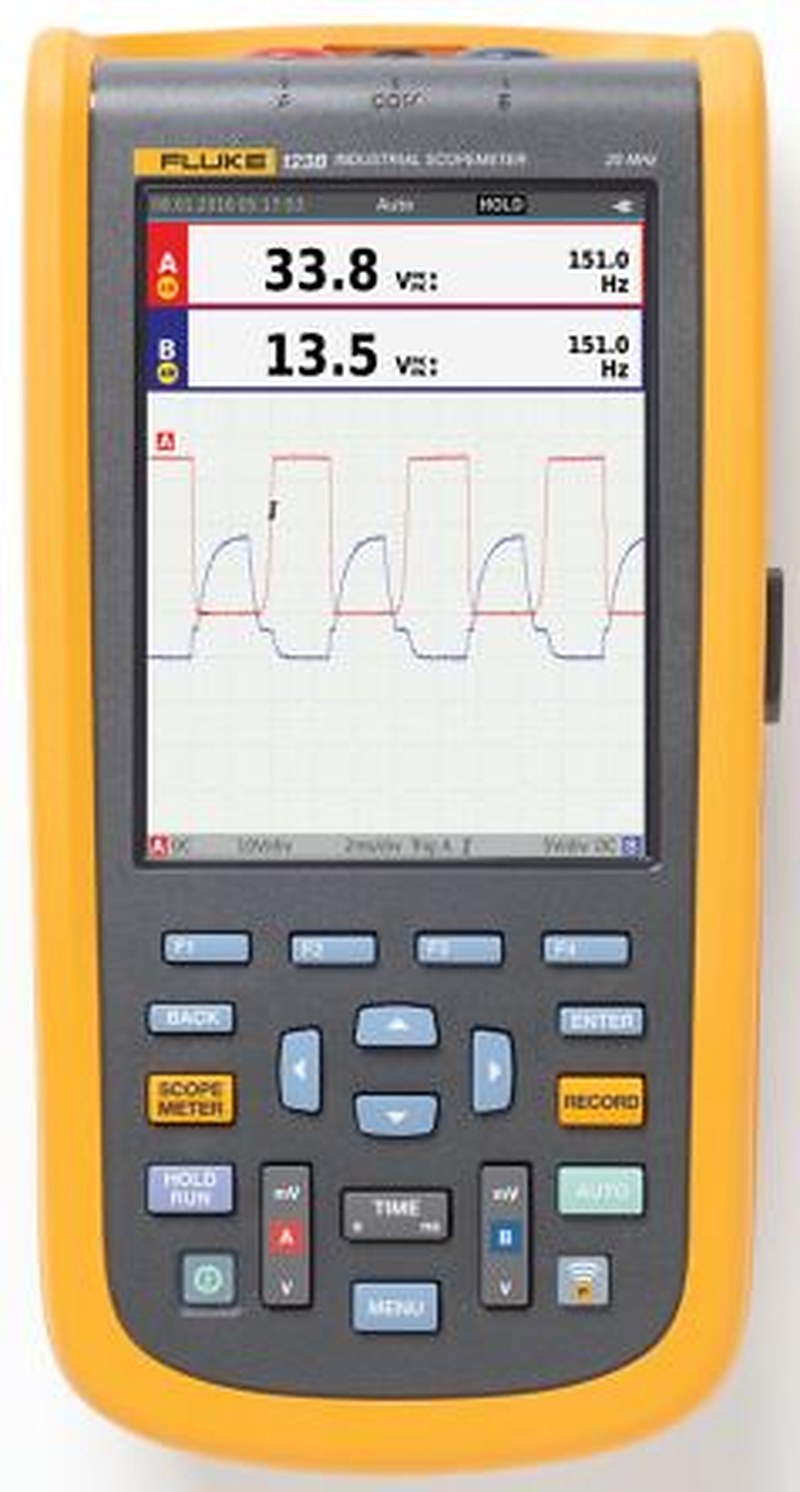 Fluke 120B Series, 20 MHz Handheld Oscilloscope, 2 Channels