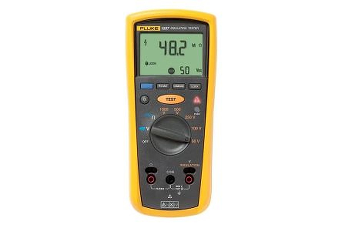 Fluke 1507 Insulation Tester, 50 V Min, 1000 V Max, 10 GΩ CAT IV