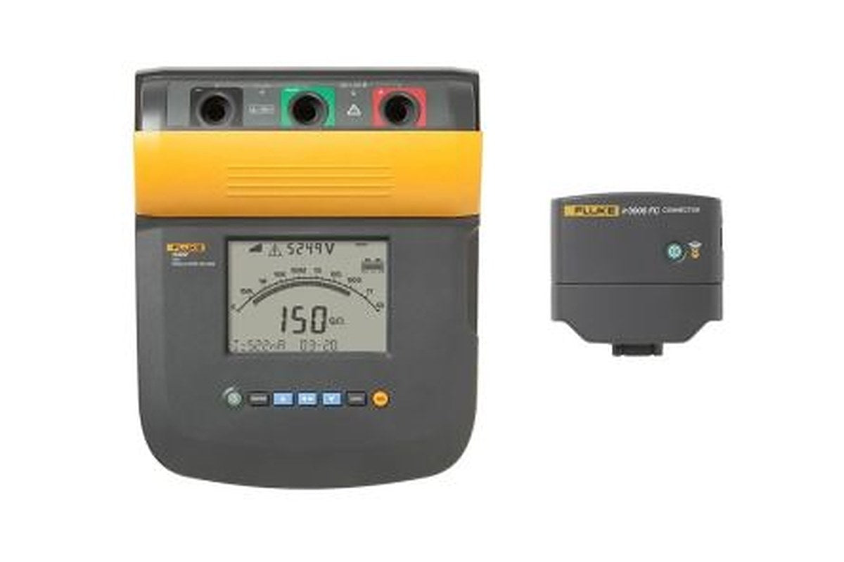 Fluke 1550C Insulation Tester, 250 V Min, 5000 V Max, 1 TΩ CAT IV, CAT III
