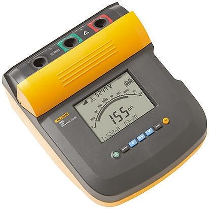 Fluke 1555 Insulation Tester, 250 V Min, 10000 V Max, 2 TΩ CAT IV, CAT III