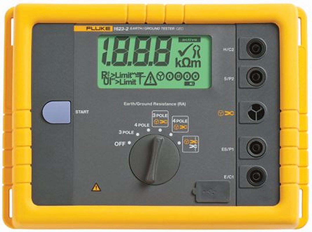Fluke 1623 Earth Tester, 20 kΩ CAT II 300V