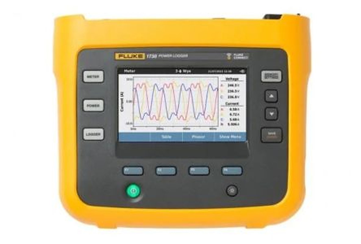 Fluke 1738/FPC Power Quality Analyser, 3-Phase, 1000V