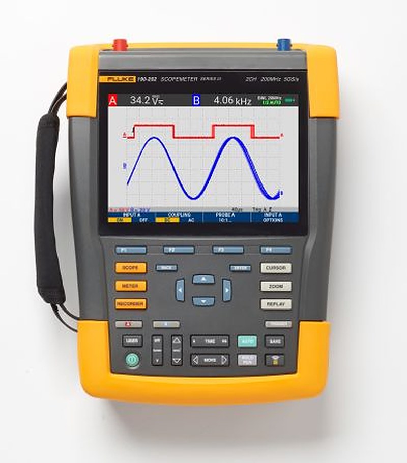 Fluke ScopeMeter III Series, 200 MHz Portable Oscilloscope, 2 Channels