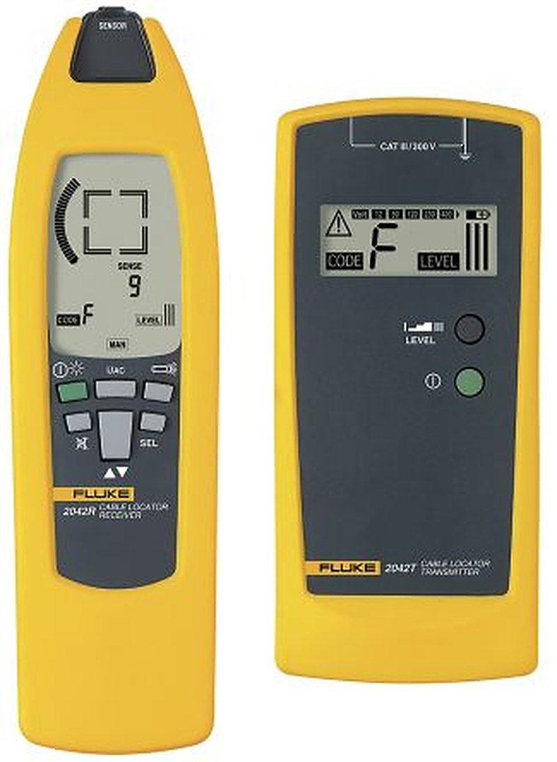 Fluke 2042 Cable Tracer Cable Tracer, Cable Detection Depth 2.5m 60 Hz, Maximum Safe Working Voltage 400 V Battery LCD