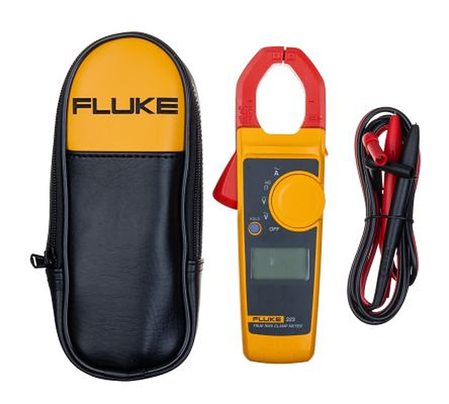 Fluke 323 Clamp Meter 400 A 600 V dc 600 V ac CAT IV, CAT III Non-Contact Voltage Detector