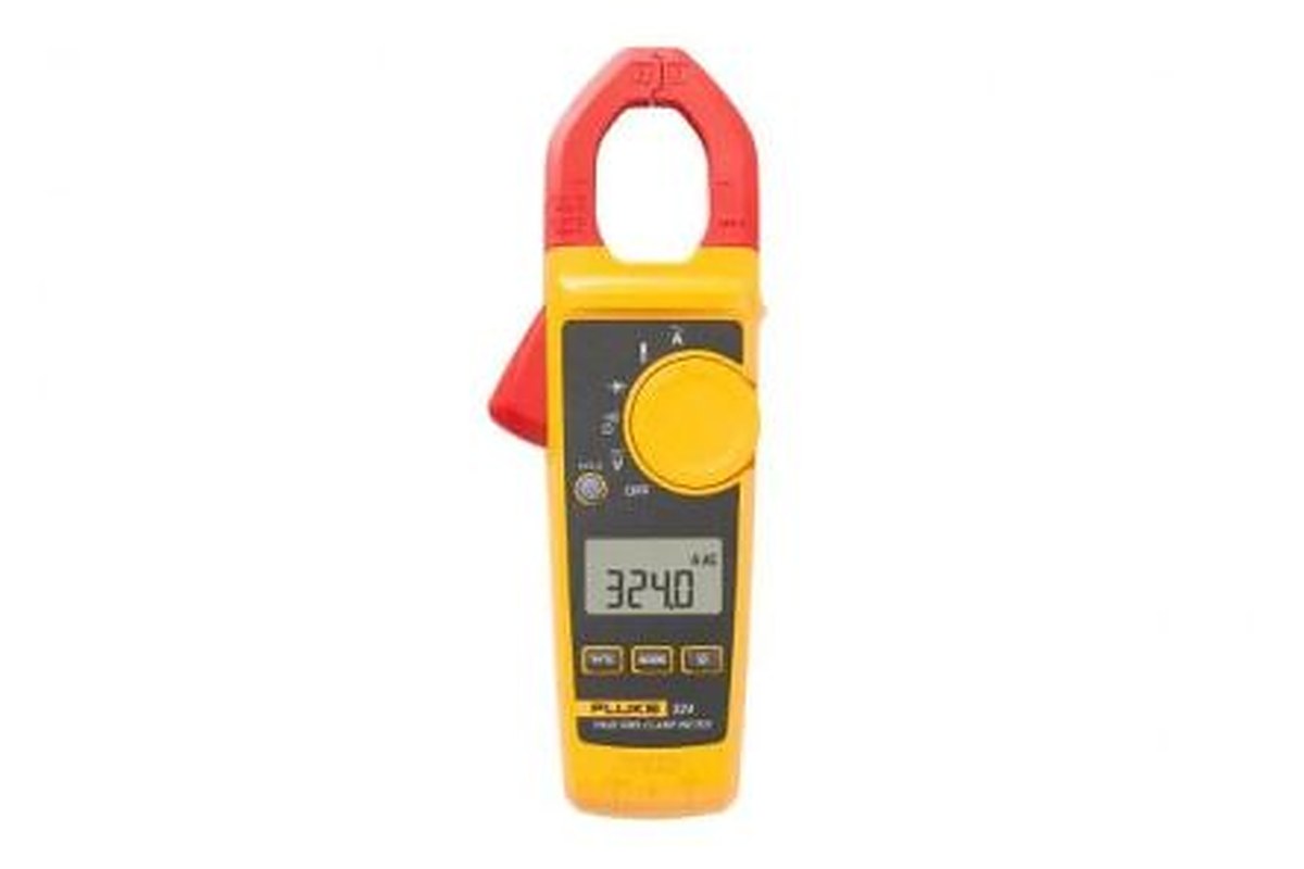 Fluke 324 Clamp Meter, 400.0 A 400.0 A 600 V dc 600 V ac CAT IV, CAT III Non-Contact Voltage Detector, RSCAL