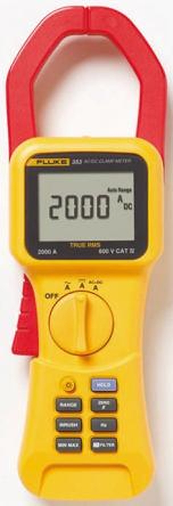 Fluke Clamp Meter, 1400 A dc 1.4 kA CAT III, CAT IV, RSCAL