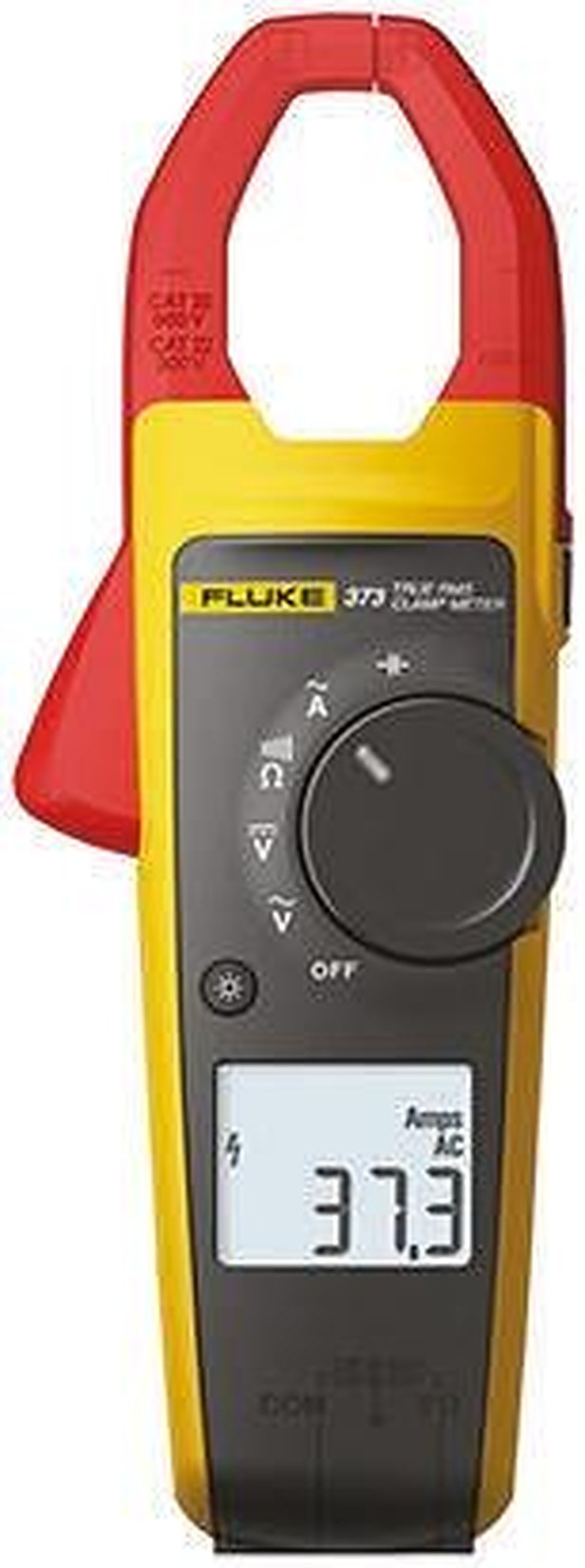 Fluke 373 Clamp Meter 600 A 600 V dc 600 V ac CAT IV, CAT II Non-Contact Voltage Detector, RSCAL