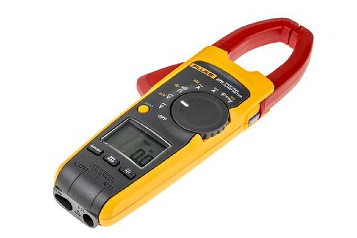 Fluke 376 Clamp Meter, 999.9 A 2500 A 1000 V dc 1000 V ac CAT III, CAT IV Non-Contact Voltage Detector, RSCAL