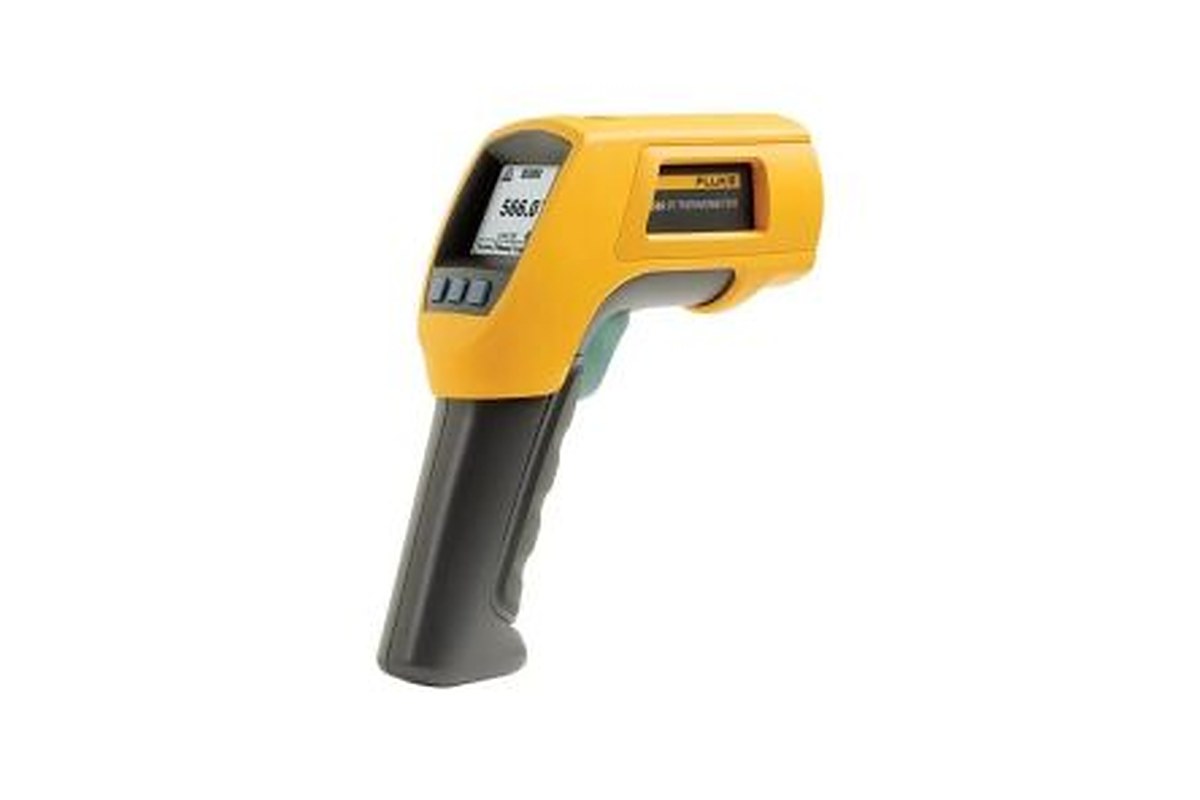 Fluke 566 Infrared Thermometer, -40 °C Min, 650 °C Max, ± 1 °C Accuracy, F, Fahrenheit, °C Measurements, RSCAL