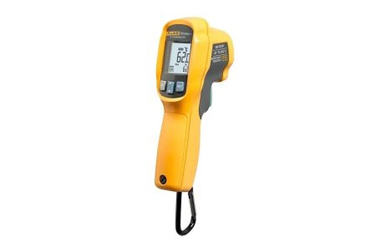 Fluke 62 MAX+ Infrared Thermometer, -30 °C Min, 650 °C Max, ± 1 °C Accuracy, °C, Fahrenheit, F Measurements, RSCAL