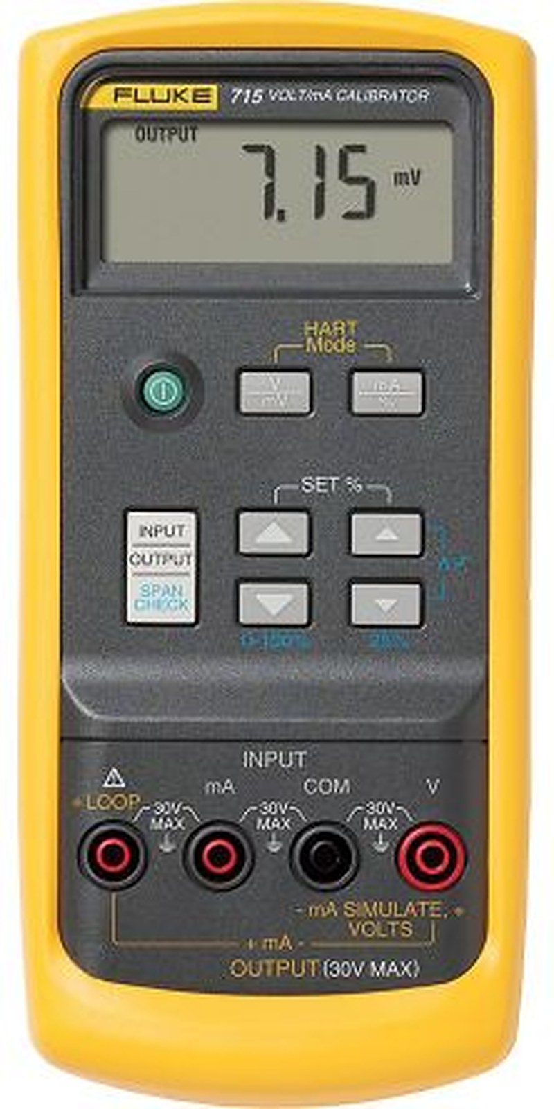 Fluke 715 Current & Voltage Calibrator, Max Voltage 20V 20 mA, RSCAL