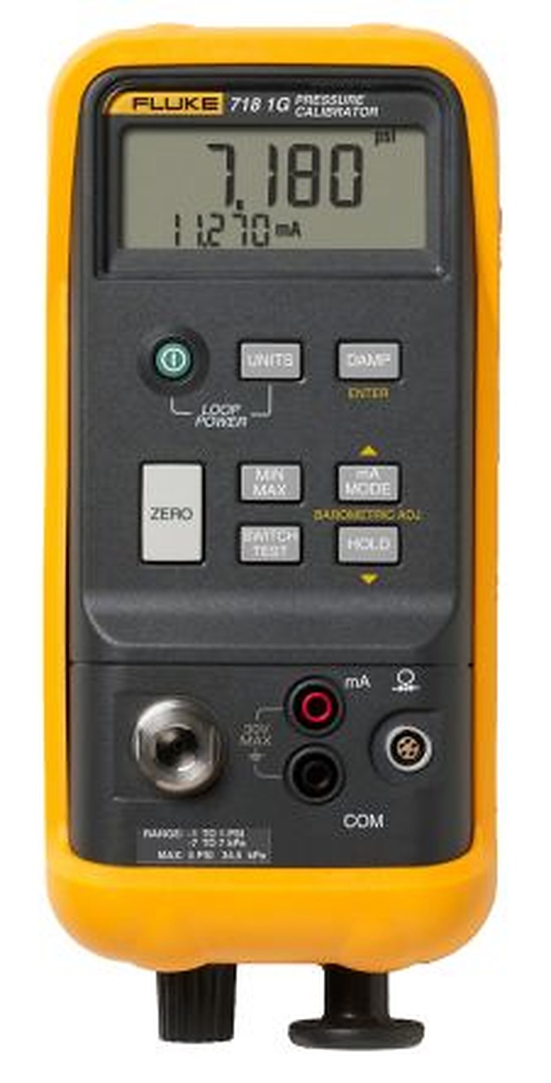 Fluke 718 -68.9 mbar to 68.9 mbar Pressure Calibrator, RSCAL