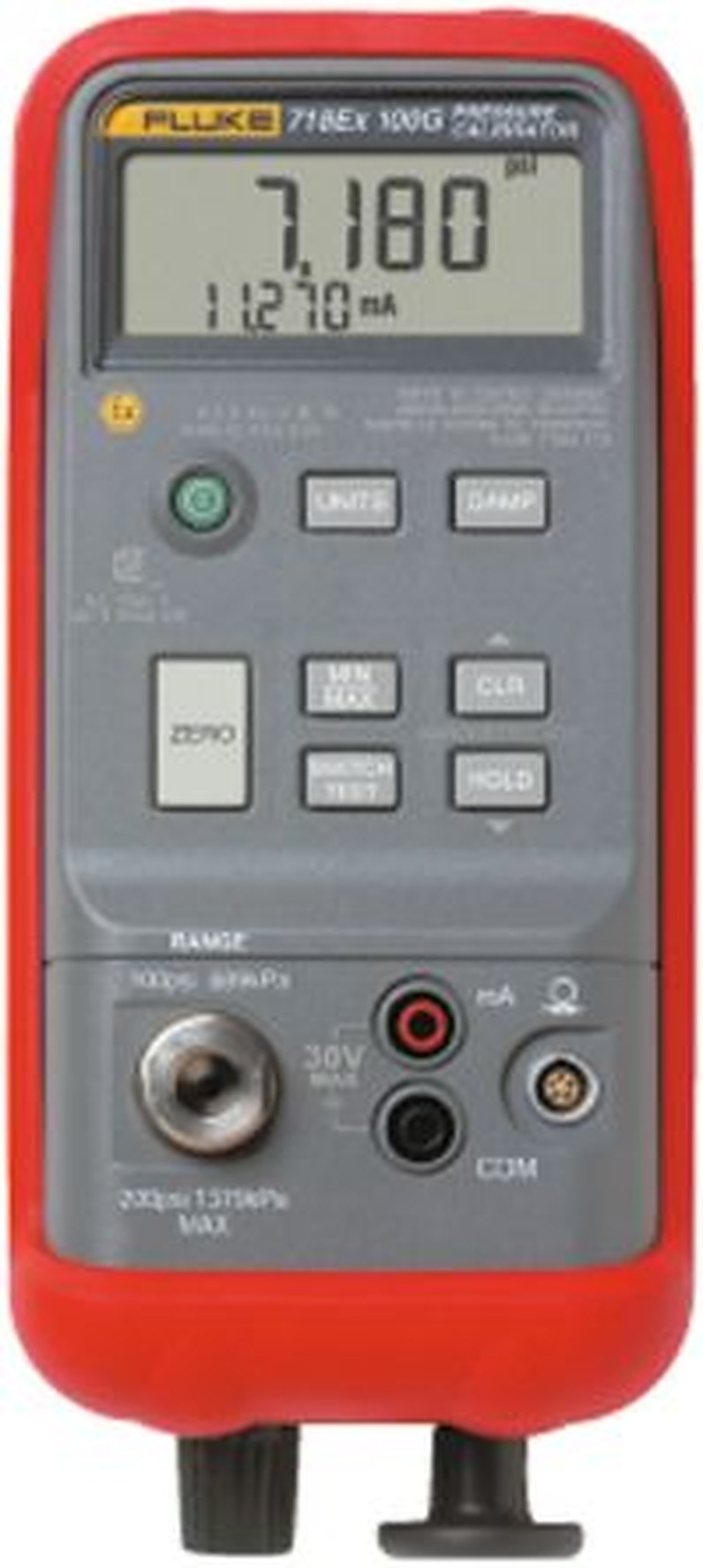 Fluke 718 EX -830 mbar to 20 bar Pressure Calibrator, RSCAL