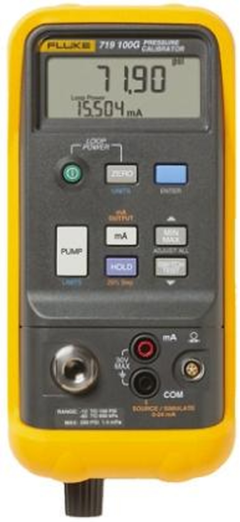 Fluke 719 -850 mbar to 2.4 bar Pressure Calibrator