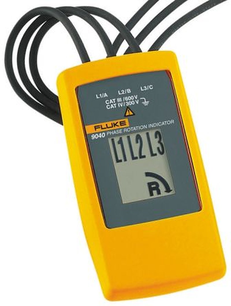 Fluke 9040 Phase Rotation Tester 15 Hz, 400 Hz Max, 700V Max