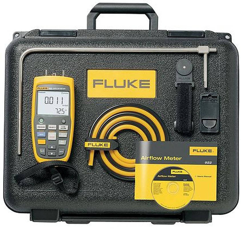 Fluke 922/KIT Differential Manometer Kit With 2 Pressure Port/s, Max Pressure Measurement 40