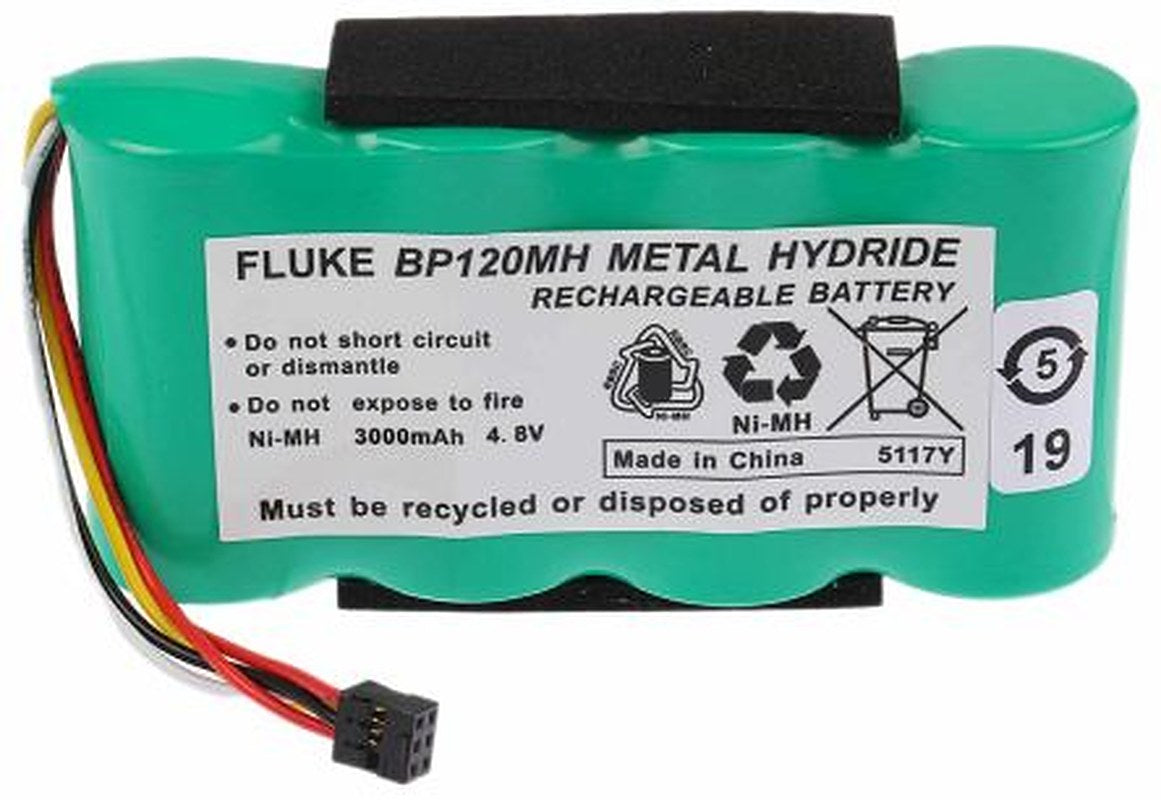 Fluke Oscilloscope Battery Pack BP120, For Use With 120 Series, 43B Series, 43 Series, Nickel-Metal Hydride