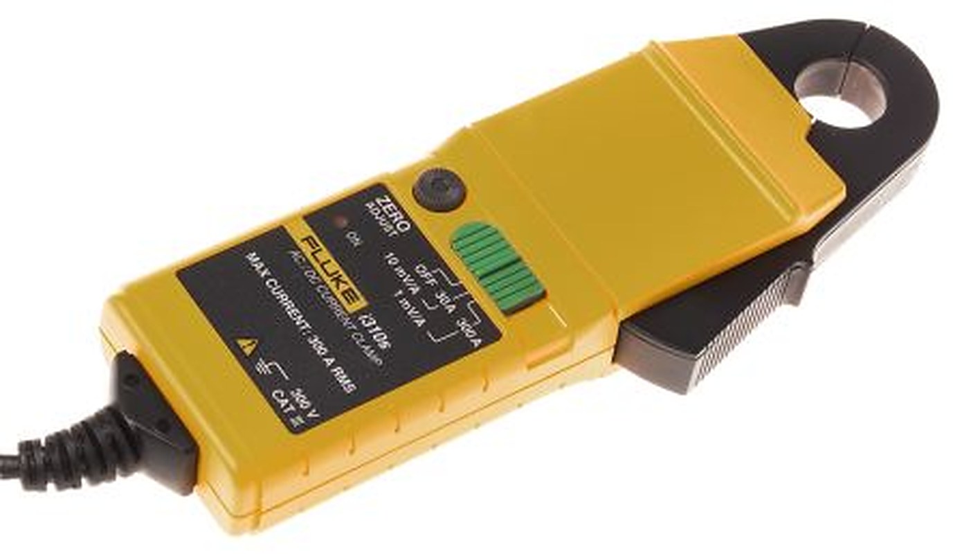 Fluke I310S Current Clamp, 450 A DC Max, AC/DC Adapter, 300 A AC Max, Voltage Output, UKAS