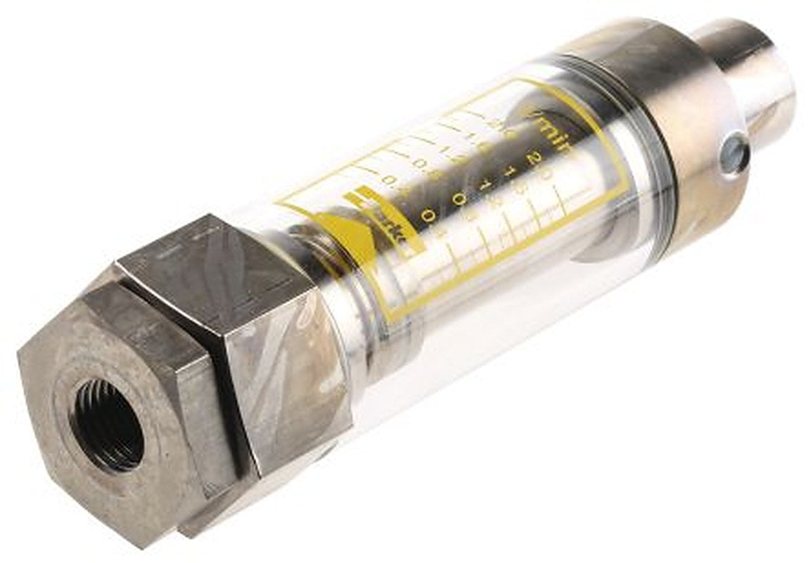 Parker Flowline Series Flow Meter 0.2L/min to 2L/min, 3/4 in, 1/2 in, 1-1/4 in, 1/4 in, BSP