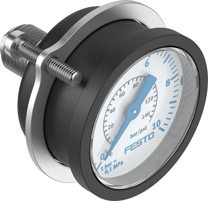 Festo G 1/4 Threaded Pressure Gauge, 40 mm, 10 bar