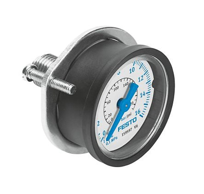 Festo G 1/4 Pressure Gauge, 16 bar