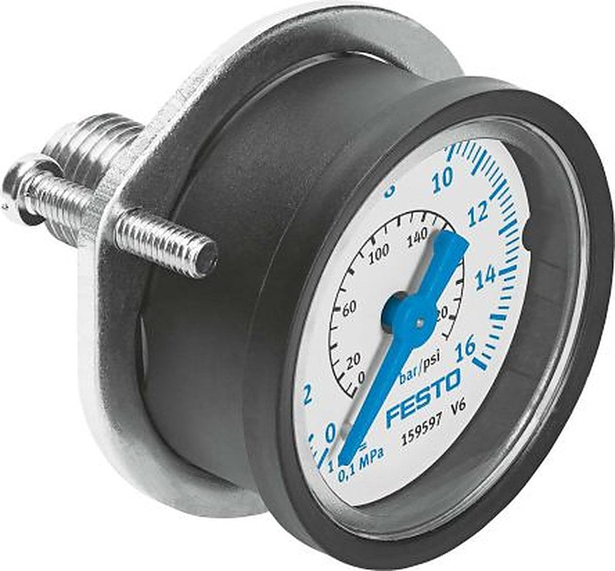 Festo G 1/4 Pressure Gauge, 16 bar
