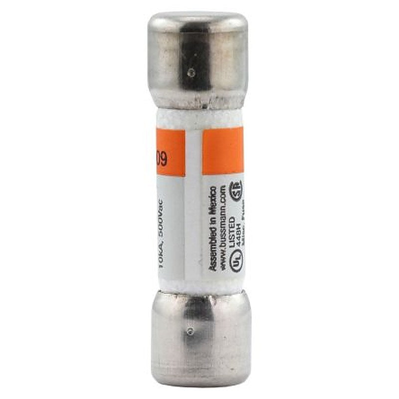 Eaton 1.5A Time Delay Nickel Plated Spring Brass Cartridge Fuse, 1.5 x 0.41 in