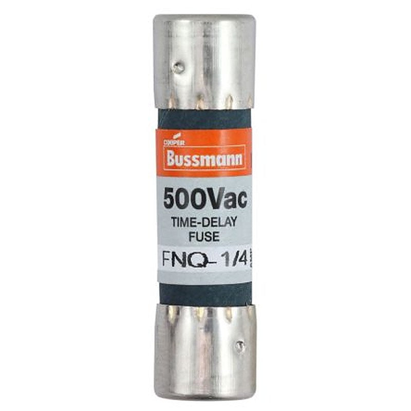 Eaton 0.25A Time Delay Nickel Plated Spring Brass Cartridge Fuse, 0.41 x 0.41 in